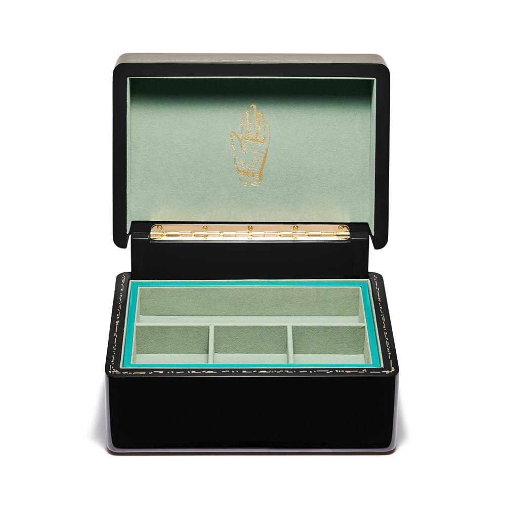 Mini Trunk Jewelry Box Jet Black – Trove