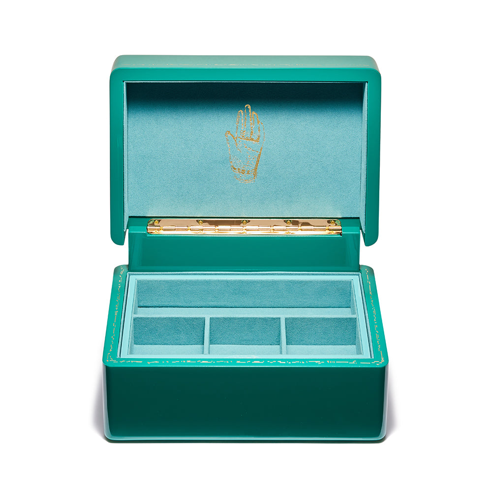Mini Trunk Jewelry Box Blush – Trove