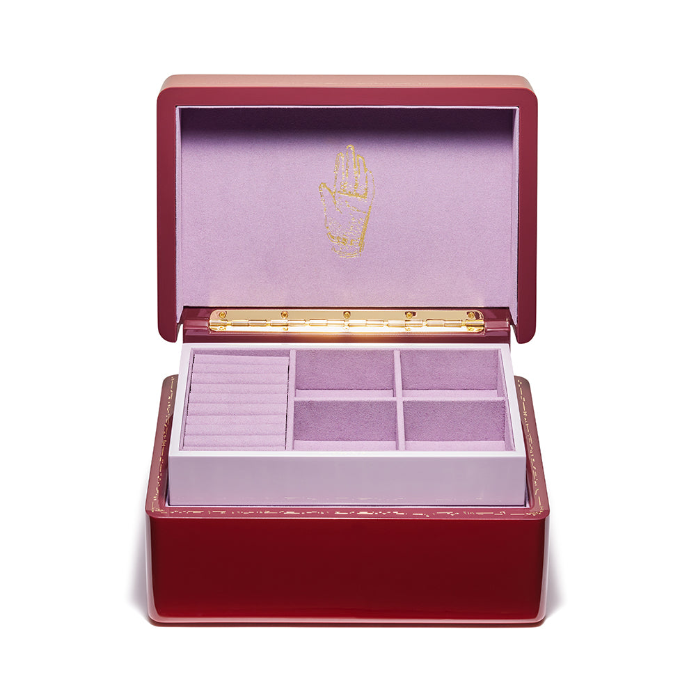 Mini Trunk Jewelry Box Royal Red – Trove