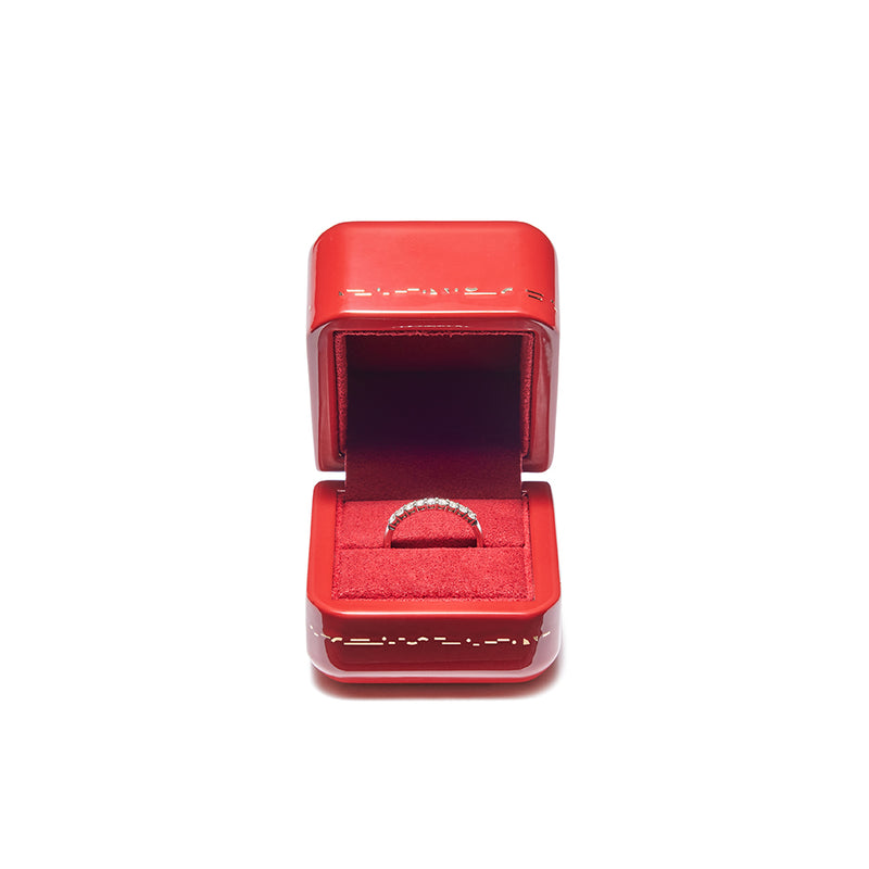 Will You Single Ring Box Royal Red