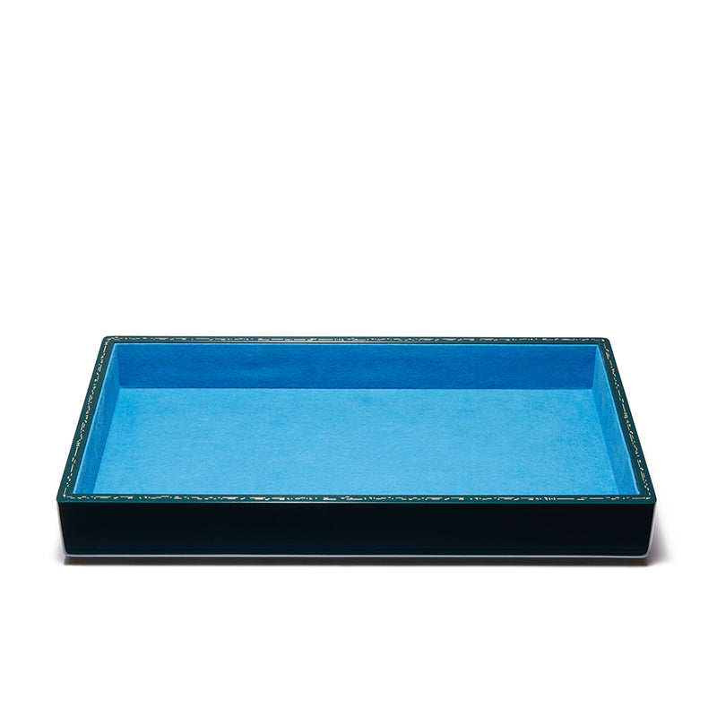 Large Stacking Jewelry Tray Midnight Navy