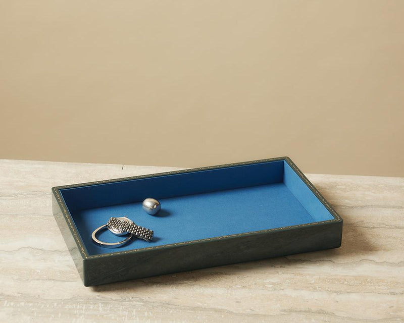 Large Stacking Jewelry Tray Midnight Navy