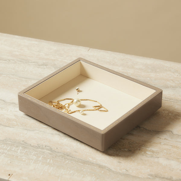 Small Jewelry Tray Taupe