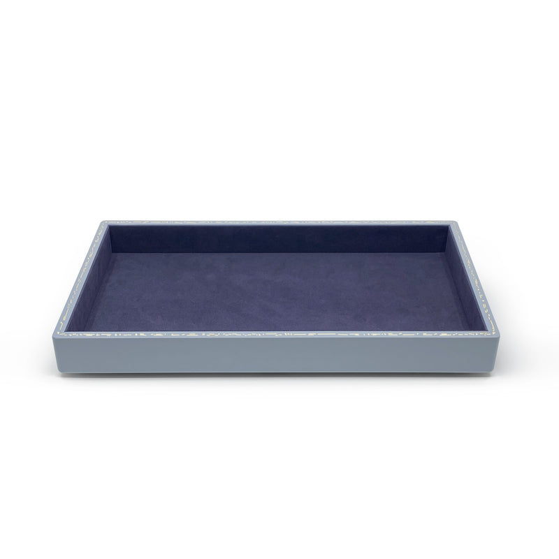 Large Stacking Jewelry Tray Evening Blue